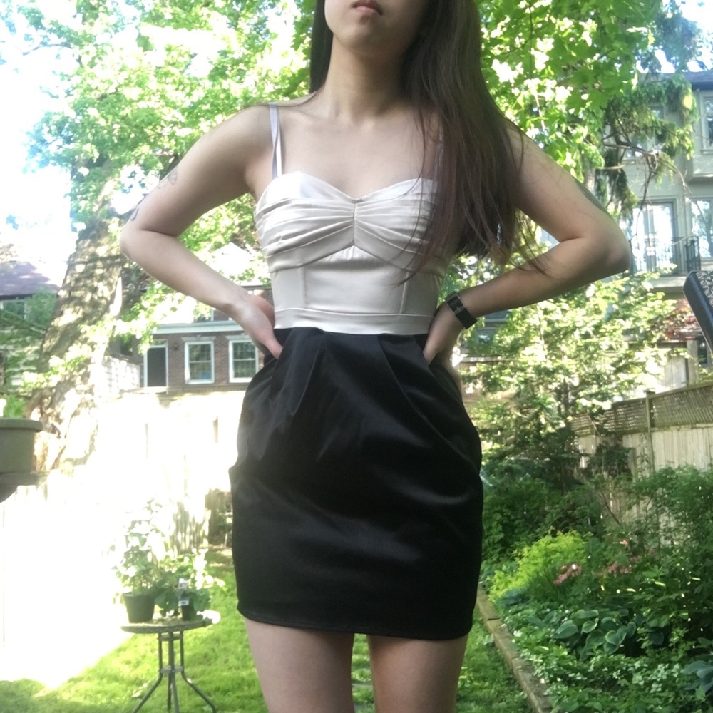Silky cocktail dress